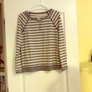 Madewell Striped Henley Pajama Top